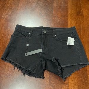 Blank NYC Black Jean Shorts Size 27